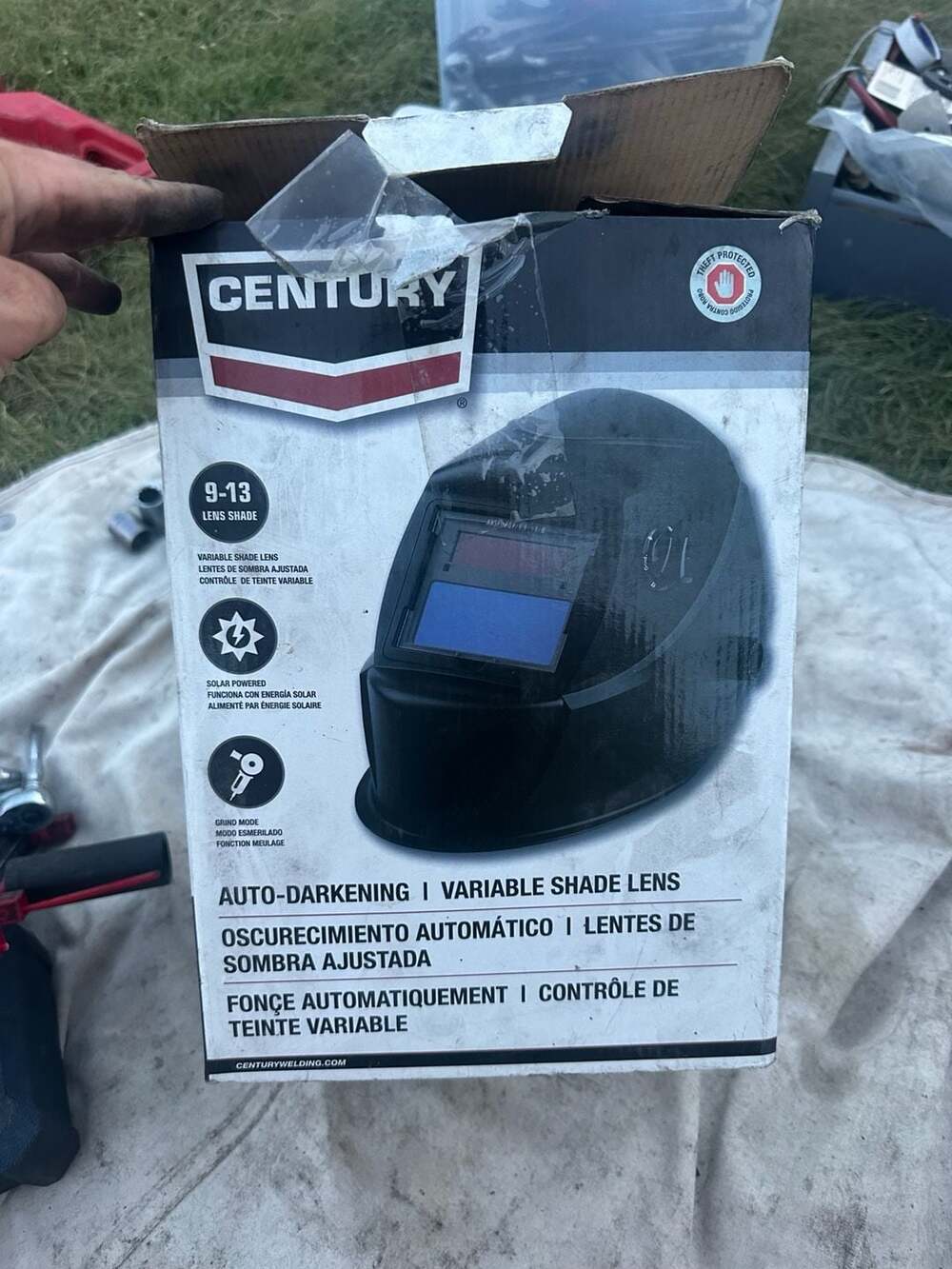 Century Auto-Darkening Variable Shade Welding Helmet